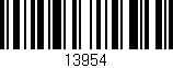 Código de barras (EAN, GTIN, SKU, ISBN): '13954'