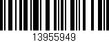 Código de barras (EAN, GTIN, SKU, ISBN): '13955949'