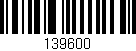 Código de barras (EAN, GTIN, SKU, ISBN): '139600'