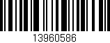 Código de barras (EAN, GTIN, SKU, ISBN): '13960586'
