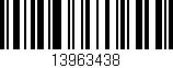 Código de barras (EAN, GTIN, SKU, ISBN): '13963438'