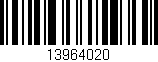 Código de barras (EAN, GTIN, SKU, ISBN): '13964020'
