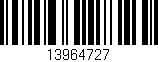 Código de barras (EAN, GTIN, SKU, ISBN): '13964727'