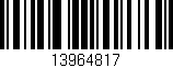Código de barras (EAN, GTIN, SKU, ISBN): '13964817'