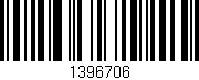 Código de barras (EAN, GTIN, SKU, ISBN): '1396706'