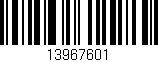 Código de barras (EAN, GTIN, SKU, ISBN): '13967601'