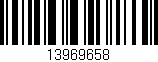 Código de barras (EAN, GTIN, SKU, ISBN): '13969658'