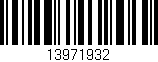 Código de barras (EAN, GTIN, SKU, ISBN): '13971932'
