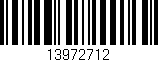 Código de barras (EAN, GTIN, SKU, ISBN): '13972712'