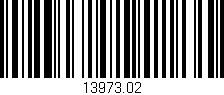 Código de barras (EAN, GTIN, SKU, ISBN): '13973.02'