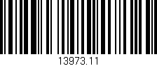 Código de barras (EAN, GTIN, SKU, ISBN): '13973.11'