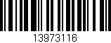 Código de barras (EAN, GTIN, SKU, ISBN): '13973116'