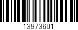 Código de barras (EAN, GTIN, SKU, ISBN): '13973601'