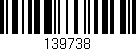 Código de barras (EAN, GTIN, SKU, ISBN): '139738'