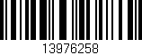 Código de barras (EAN, GTIN, SKU, ISBN): '13976258'