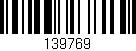 Código de barras (EAN, GTIN, SKU, ISBN): '139769'