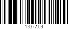 Código de barras (EAN, GTIN, SKU, ISBN): '13977.06'