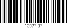 Código de barras (EAN, GTIN, SKU, ISBN): '13977.07'