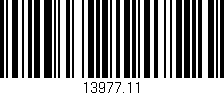 Código de barras (EAN, GTIN, SKU, ISBN): '13977.11'