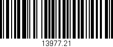 Código de barras (EAN, GTIN, SKU, ISBN): '13977.21'