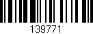 Código de barras (EAN, GTIN, SKU, ISBN): '139771'
