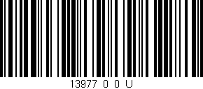 Código de barras (EAN, GTIN, SKU, ISBN): '13977_0_0_U'