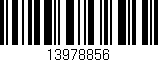 Código de barras (EAN, GTIN, SKU, ISBN): '13978856'