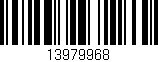 Código de barras (EAN, GTIN, SKU, ISBN): '13979968'
