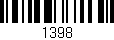 Código de barras (EAN, GTIN, SKU, ISBN): '1398'