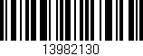 Código de barras (EAN, GTIN, SKU, ISBN): '13982130'