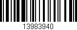 Código de barras (EAN, GTIN, SKU, ISBN): '13983940'
