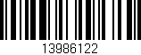 Código de barras (EAN, GTIN, SKU, ISBN): '13986122'