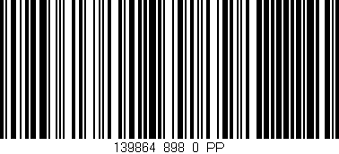 Código de barras (EAN, GTIN, SKU, ISBN): '139864_898_0_PP'