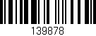 Código de barras (EAN, GTIN, SKU, ISBN): '139878'