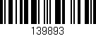 Código de barras (EAN, GTIN, SKU, ISBN): '139893'