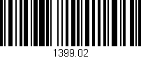 Código de barras (EAN, GTIN, SKU, ISBN): '1399.02'