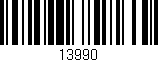 Código de barras (EAN, GTIN, SKU, ISBN): '13990'