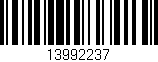 Código de barras (EAN, GTIN, SKU, ISBN): '13992237'