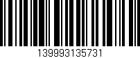 Código de barras (EAN, GTIN, SKU, ISBN): '139993135731'