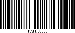 Código de barras (EAN, GTIN, SKU, ISBN): '139Hc00053'