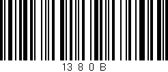 Código de barras (EAN, GTIN, SKU, ISBN): '13_8_0_B'