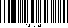 Código de barras (EAN, GTIN, SKU, ISBN): '14-RL40'