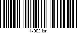 Código de barras (EAN, GTIN, SKU, ISBN): '14002-lan'