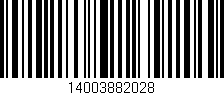 Código de barras (EAN, GTIN, SKU, ISBN): '14003882028'