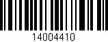 Código de barras (EAN, GTIN, SKU, ISBN): '14004410'
