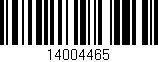 Código de barras (EAN, GTIN, SKU, ISBN): '14004465'