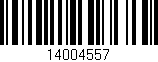 Código de barras (EAN, GTIN, SKU, ISBN): '14004557'