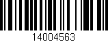 Código de barras (EAN, GTIN, SKU, ISBN): '14004563'