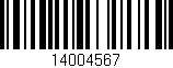Código de barras (EAN, GTIN, SKU, ISBN): '14004567'