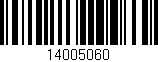 Código de barras (EAN, GTIN, SKU, ISBN): '14005060'